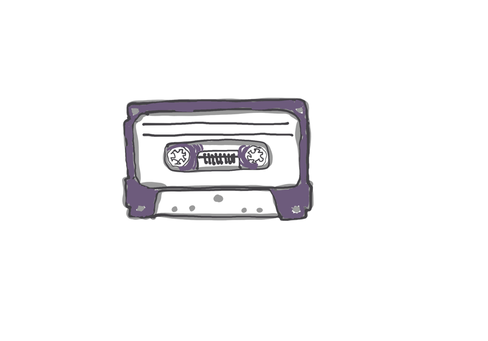 Animated cassette tape